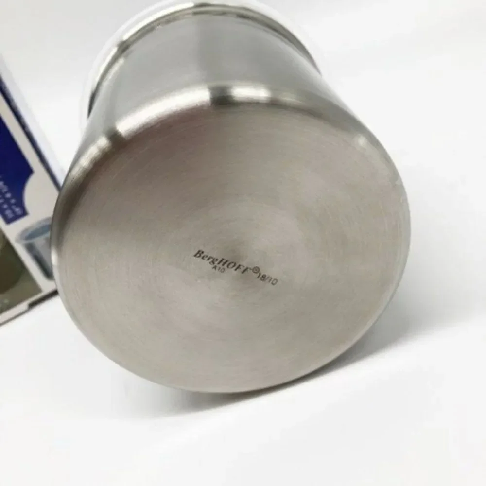 BergHOFF 2.5 Cups Silver Stainless Steel Canister